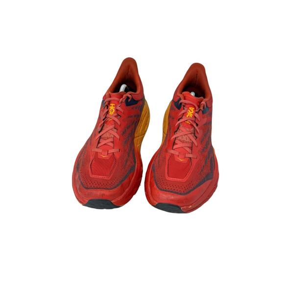 Hoka One One Speedgoat 5 Running Athletic Sneakers Trail Red Orange Mens 12.5 - Picture 2 of 9